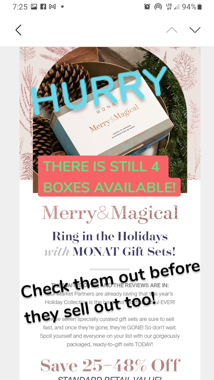 THERE IS STILL 4 BOXES AVAILABLE! HURRY Check them out before they sell out too!